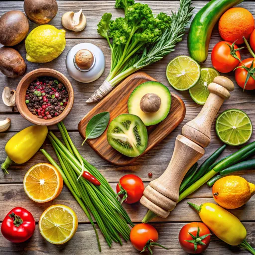 ตะไคร้ยำเห็ดอาโวคาโด